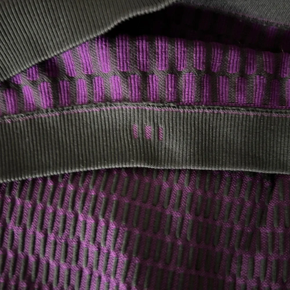 Lululemon About That Base Long Sleeve Shirt Black Violet Purple Size 6